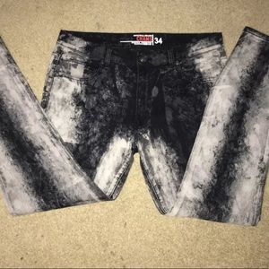 Original Brand Chams Mens Design Premium Maximum Comfort Jeans Size 34